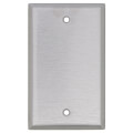 Product Image of 1-Gang No Device Blank Wallplate, Box Mount (430 Stainless Steel)