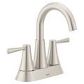 Product Image of Ronan Spot Resist Brushed Nickel 2 Handle High Arc Bathroom Faucet, 84022SRN