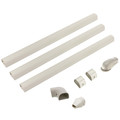 Product Image of 3.5" Ivory Wall Duct Kit - LDK92I (12 Ft Kit)