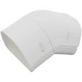 Product Image of 3.5" 45 to 90-Degree Adjustable Vertical Elbow - LKA92W (White)