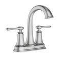 Product Image of Ellicott Spot Resist Brushed Nickel 2 Handle High Arc Bathroom Faucet, 84092SRN