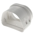 Product Image of 4.5" Flexible Elbow Adapter - LFJ122W (White)