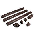 Product Image of 4.5" Brown Wall Duct Kit  - LDK122B (12 Ft Kit)