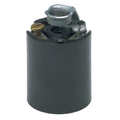 Product Image of Medium Base, 1 Piece, Keyless, Incandescent, Phenolic Lampholder, Bracket Mount, Single Circuit, Back Wired, (Black)