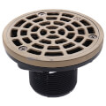 Product Image of 2" MIP ABS On-Grade Adjustable Floor Drain w/ Nickel Bronze Strainer