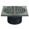 Product Image of 3" MIP ABS On-Grade Adjustable Square Floor Drain w/ Stainless Steel Strainer