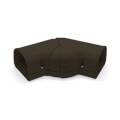 Product Image of 3.5" 45 to 90-Degree Adjustable Flat Elbow - LKA92B (Brown)
