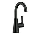 Product Image of Mikah One-handle High Arc Bathroom Faucet (Matte Black), 84310BL
