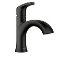 Product Image of Karis Matte Black 1 Handle High Arc Bathroom Faucet, 84346BL