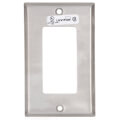 Product Image of 1-Gang Electrical Midway Wall Plate, Decora/GFCI (Stainless Steel)