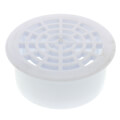Product Image of White ABS Inside Pipe Drain for 4" Sch. 40 Pipe