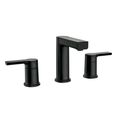 Product Image of Rinza Matte Black 2 Handle Bathroom Faucet, Wide Spread, 84629BL