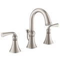 Product Image of Wetherly Spot Resist Brushed Nickel 2 Handle High Arc Bathroom Faucet, Widespread, WS84855SRN