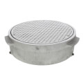 Product Image of 9-1/8" Adjustable Access Cover Set w/ Screw Connection, Nickel-Bronze