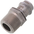 3/4" x 1" ProPress 304 Stainless Male Adapter w/ FKM Seal (P x MNPT)