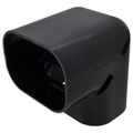 Product Image of 3.75" 90-Degree Slimduct Vertical Elbow (Black)