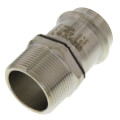 1-1/2" ProPress 304 Stainless Male Adapter w/ FKM Seal (P x MNPT)