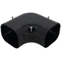 Product Image of 2.75" Slimduct 90-Degree Flat Elbow - SK-77-K (Black)