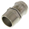 3" ProPress 304 Stainless Male XL-S Adapter w/ FKM Seal (P x MNPT)