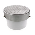 Product Image of 6" Solvent Weld On-Grade Adjustable Cleanout, PVC, Tenzalloy