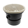 Product Image of 4" Solvent Weld On-Grade Adjustable Cleanout, ABS, Nickel Bronze