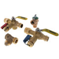 Product Image of 3/4" Press Isolator E-X-P E3 Tankless Water Heater Valve Kit & 150 PSI PRV w/ Lever Handles (LF)