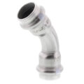 Product Image of 3/4" ProPress 304 Stainless 45° Elbow w/ FKM Seal (P x P)