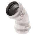 Product Image of 4" ProPress 304 Stainless XL-S 45° Elbow w/ FKM Seal (P x P)