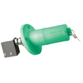 Product Image of 22 Series Cam-Type, 15 Degree Female Panel Ball Nose, Threaded Stud w/ Microswitch, Cable Range 250 to 750 MCM GREEN, includes protective cap