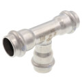 Product Image of 2-1/2" x 2-1/2" x 2" ProPress 304 Stainless XL-S Reducing Tee w/ FKM Seal (P x P x P)
