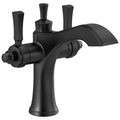 Product Image of Dorval Two Handle Single Hole Monoblock Bathroom Faucet, 1.2 GPM (Matte Black), 856-BL-DST
