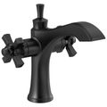Product Image of Dorval Two Handle Single Hole Monoblock Bathroom Faucet, 1.2 GPM (Matte Black), 857-BL-DST