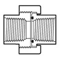Product Image of 3/4" CPVC Schedule 80 FKM Union (FPT x FPT)