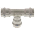 Product Image of 1" x 1" x 3/4" ProPress 304 Stainless Reducing Tee w/ FKM Seal (P x P x FNPT)
