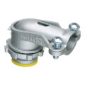 3-1/2" Zinc 90° Squeeze Flex Connector