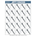 Product Image of Jiffy Chuck - Hex-Drive Chuck - 1/4" Hex Opening x 1-3/4" long (Pack of 25), 86-10224-25PK