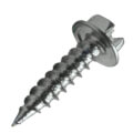 Product Image of PROTECH Sheet Metal Screws w/Drill Chuck - Size 8 x 3/4" - 1/4" Hex Head (1000/Pkg.), 86-11027-MPK