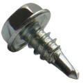 Product Image of PROTECH Sheet Metal Screws w/Drill Chuck - Size 10 x 1/2" 1/4" Hex Head (250/Pkg.), 86-11075-MPK