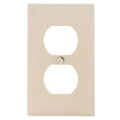 Product Image of 1-Gang Electrical Wall Plate, Duplex Receptacle (Ivory)