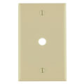 Product Image of 1-Gang Electrical Wall Plate, .406 Inch Hole, Box Mount (Ivory)