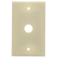 Product Image of 1-Gang Electrical Wall Plate, .625 Inch Hole, Box Mount (Ivory)