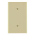 Product Image of 1-Gang No Device Blank Wall Plate, Strap Mount (Ivory)