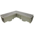5" Pro Series Deep Profile Grate and Channel Drain 90-Degree Elbow