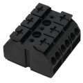 Product Image of 3-Pole 4-Conductor Chassis-Mount Terminal Strip w/o Ground Contact