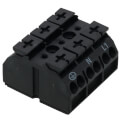 Product Image of 2-Pole 4-Conductor Chassis-Mount Terminal Strip w/o Ground Contact