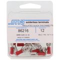 Product Image of Insulated Male/Female Piggy Back Quick Disconnect Terminal, 22-18 AWG (12 Pack)