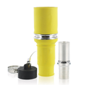 Product Image of Rhino-Hide Single Pole Female Connector (Contact, Insulator, & Dust Cap), Crimped, 535 MCM Cable, 1000V 898A Max (Yellow)