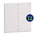 Product Image of 14" Vented Cover, Plastic, 12 Pack (White)