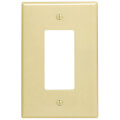 Product Image of 1-Gang Electrical Oversized Wall Plate, Decora (Ivory)