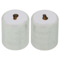 Product Image of R410 1/4" Novent Locking Refrigerant Caps, Silver (2 Pack)